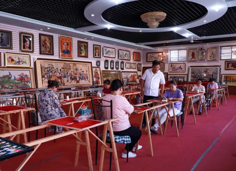  田永莊：絲線織就增收路